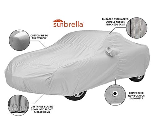 covercraft sunbrella car cover info
