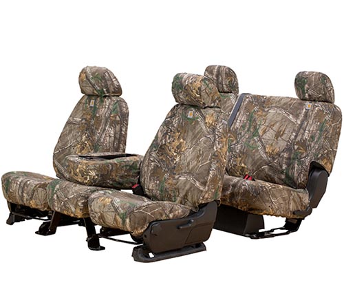 covercraft carhartt realtree camo seat cover xtra brown