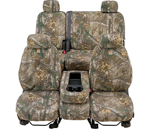 covercraft carhartt realtree camo seat cover xtra brown